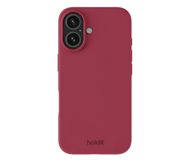 Holdit Silicone Case iPhone 16 Red Velvet 16511 - 1287299 - zdjęcie